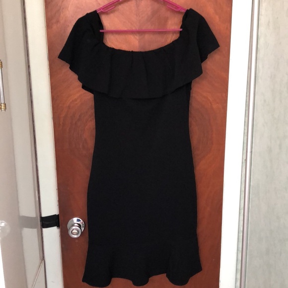 ALMOST FAMOUS BLACK BODY-CON DRESS L (NEW) - Picture 3 of 6